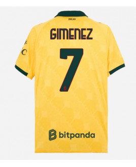 Günstige AC Milan Santiago Gimenez #7 3rd trikot 2025-26 Kurzarm